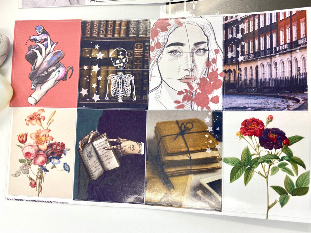 Victoriana witch Planner sticker sheet for bullet journal kit and planner- witchcraft Wiccan celestial sabbat Halloween