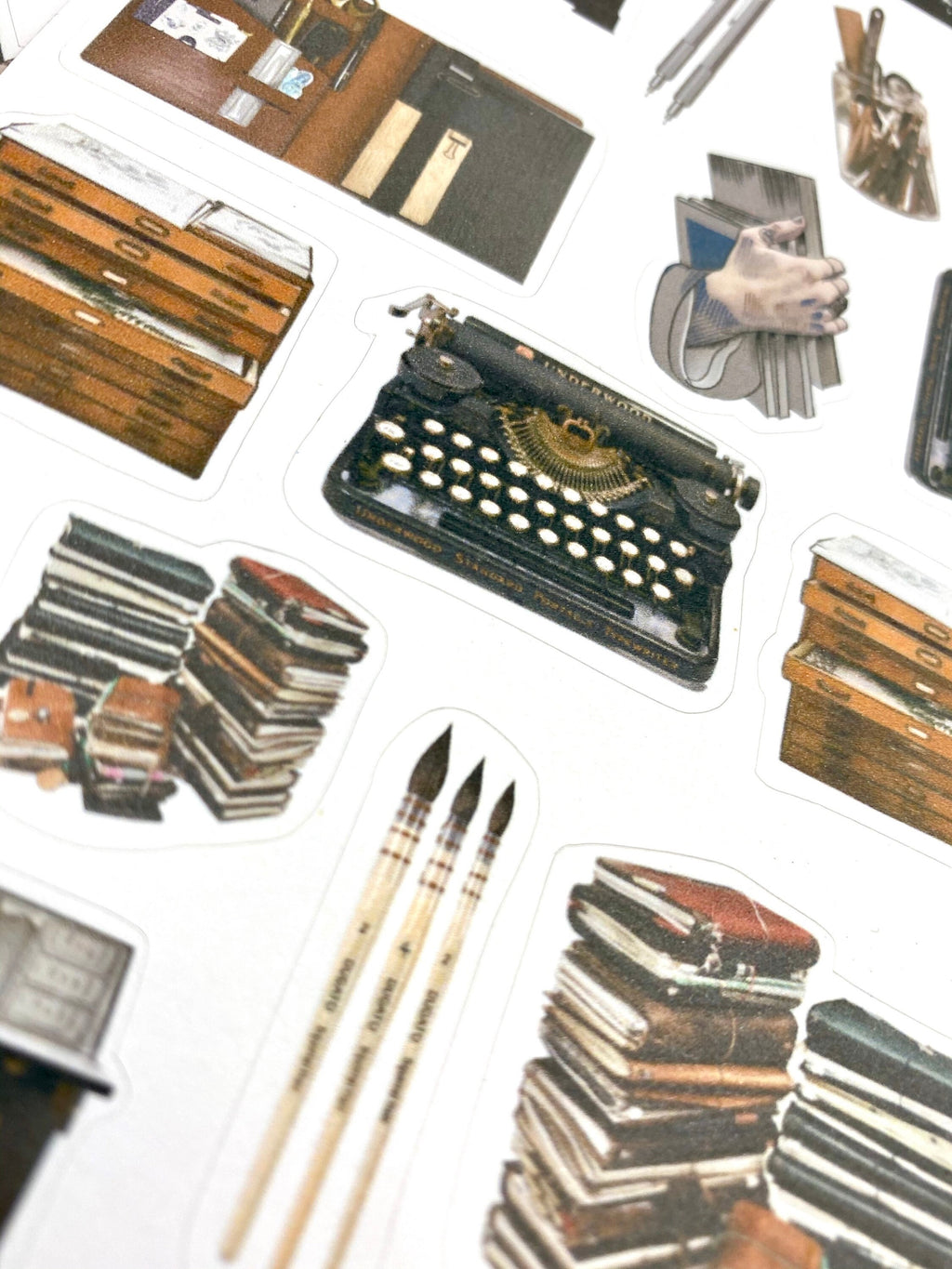 Gothic stationery Planner sticker sheet for bullet journal kit and planner- with writing bureau witchcraft Wiccan celestial