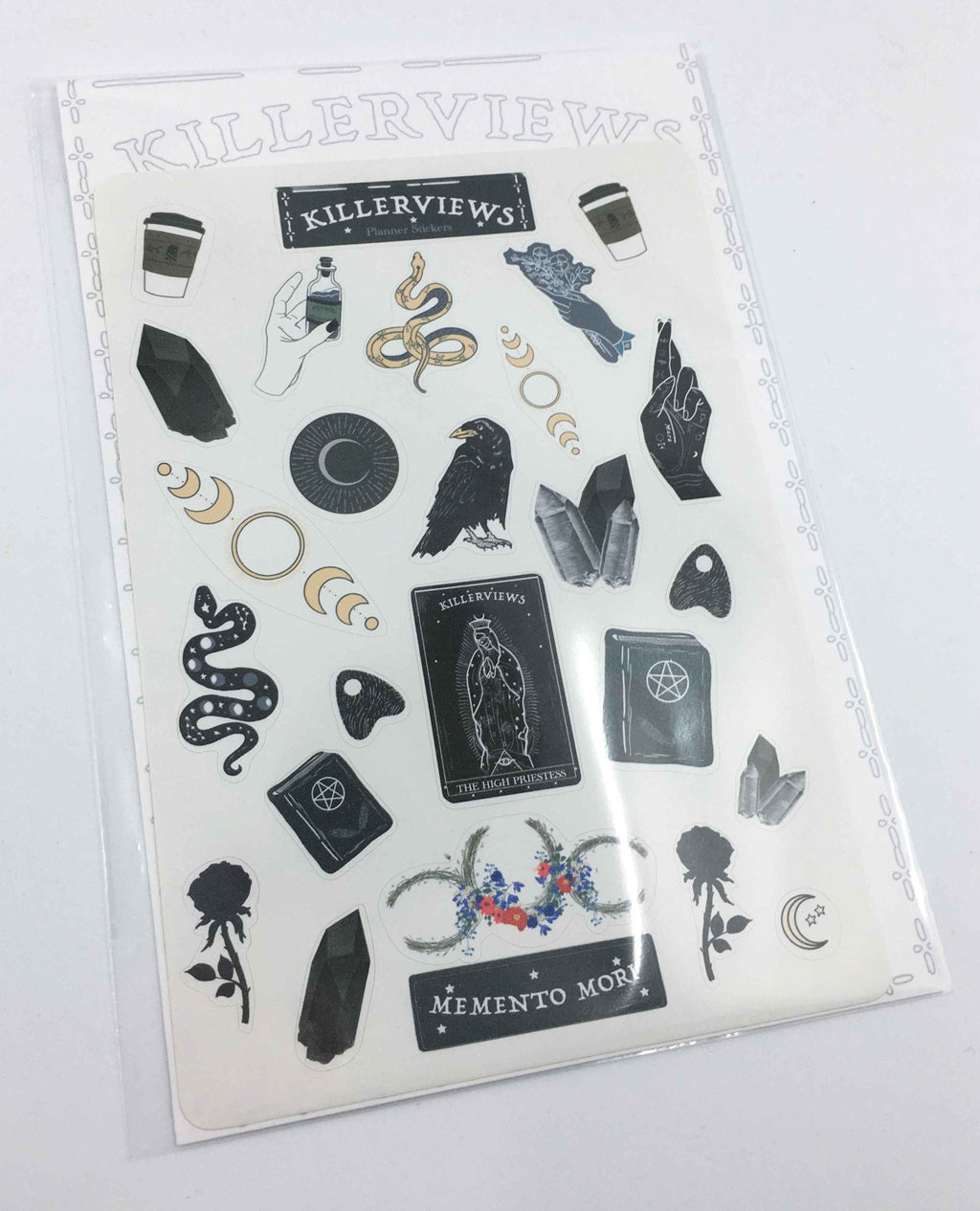 Celestial Witch Planner sticker sheet for bullet journal kit and planner- witchcraft Wiccan celestial