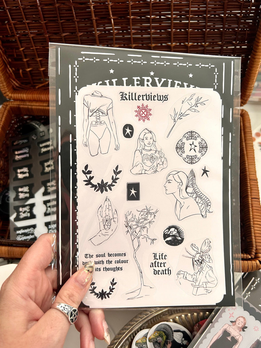 Pain witch sticker planner inspired sticker sheet for bullet journal kit and planner-   inspired Wiccan