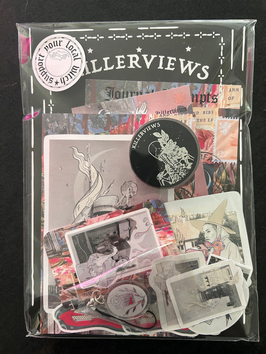 journal set tarot witch themed