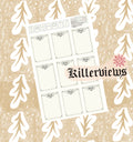 Tarot placeholders sticker sheet