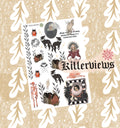 Tudor Lady Grey witch sticker sheet