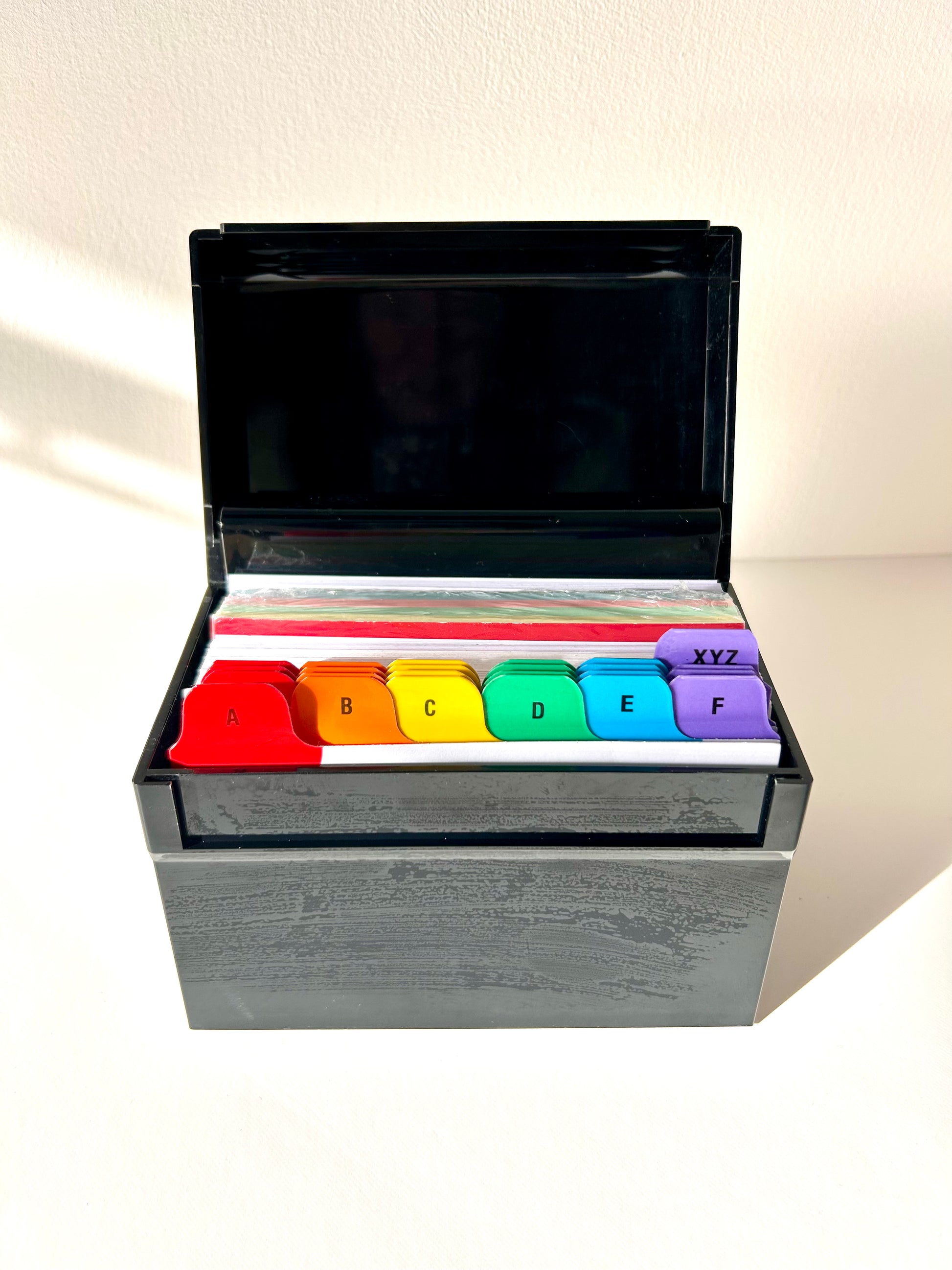 Vintage Index Card Storage Box