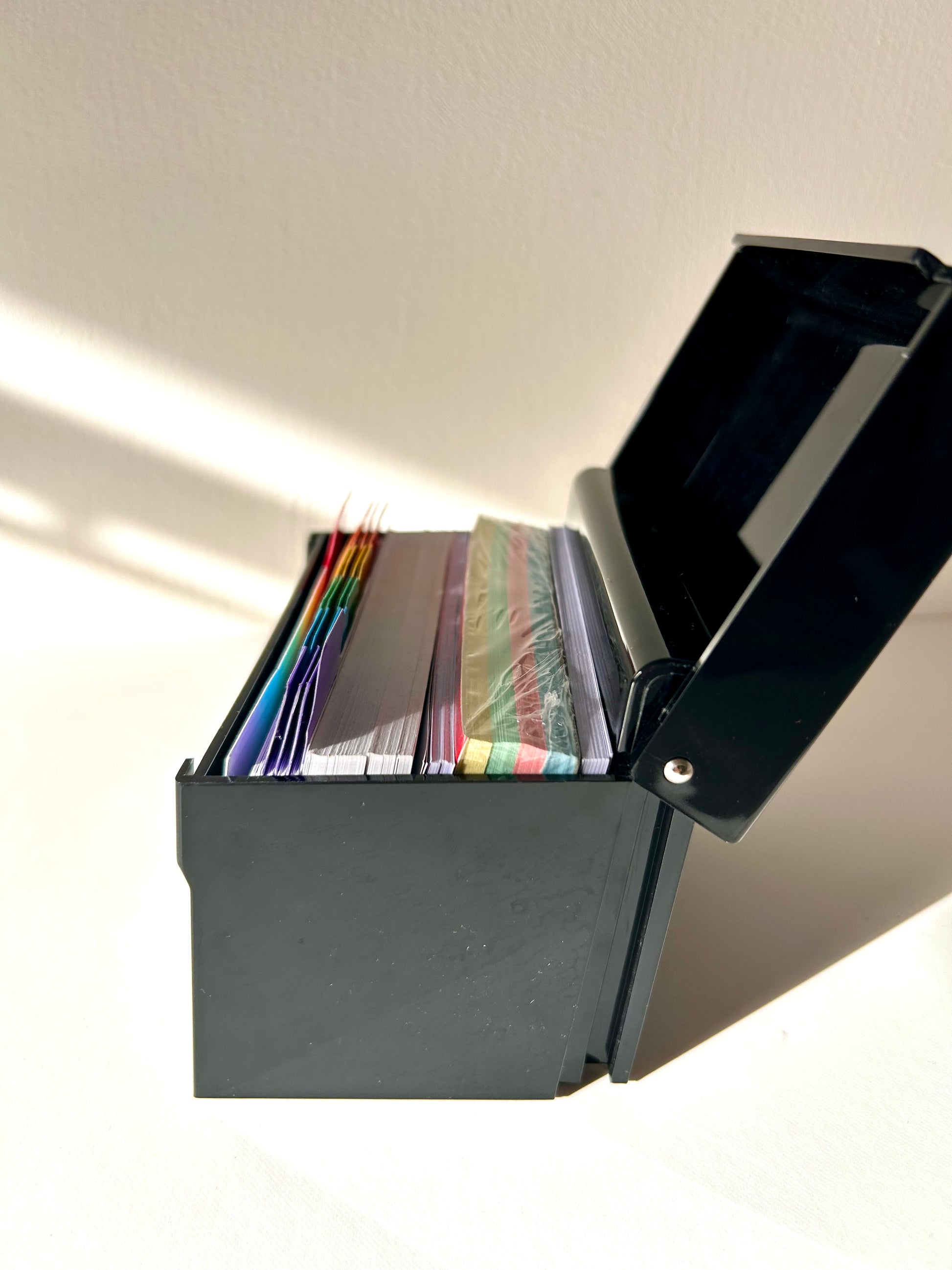 Vintage Index Card Storage Box