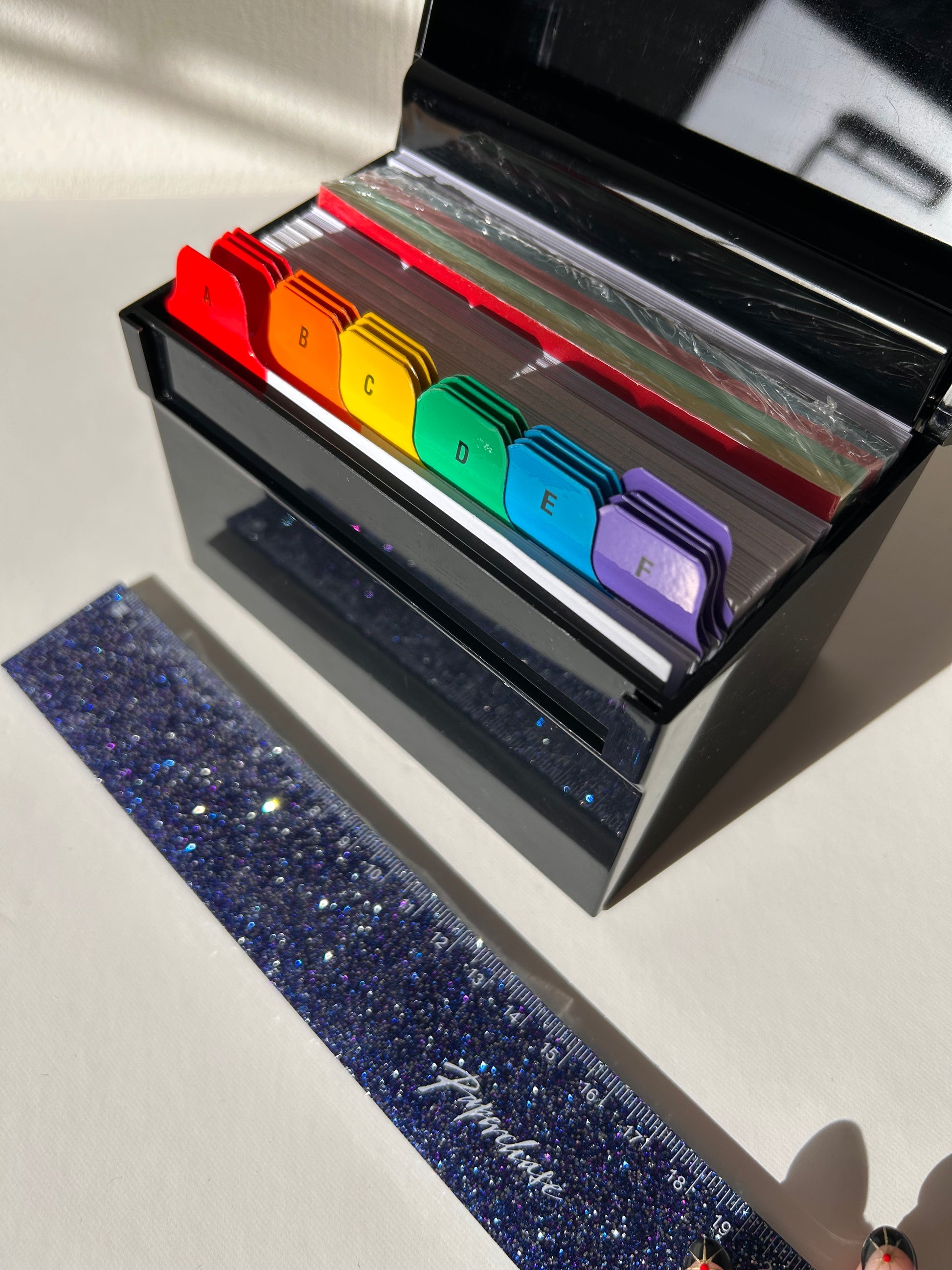 Vintage Index Card Storage Box