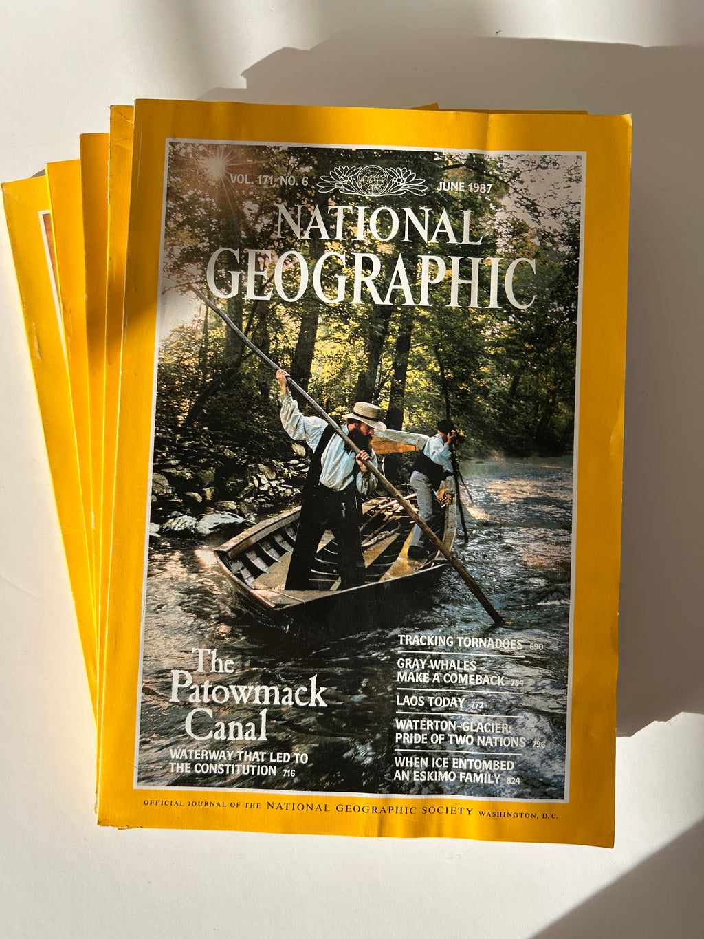 Vintage National Geographic magazine