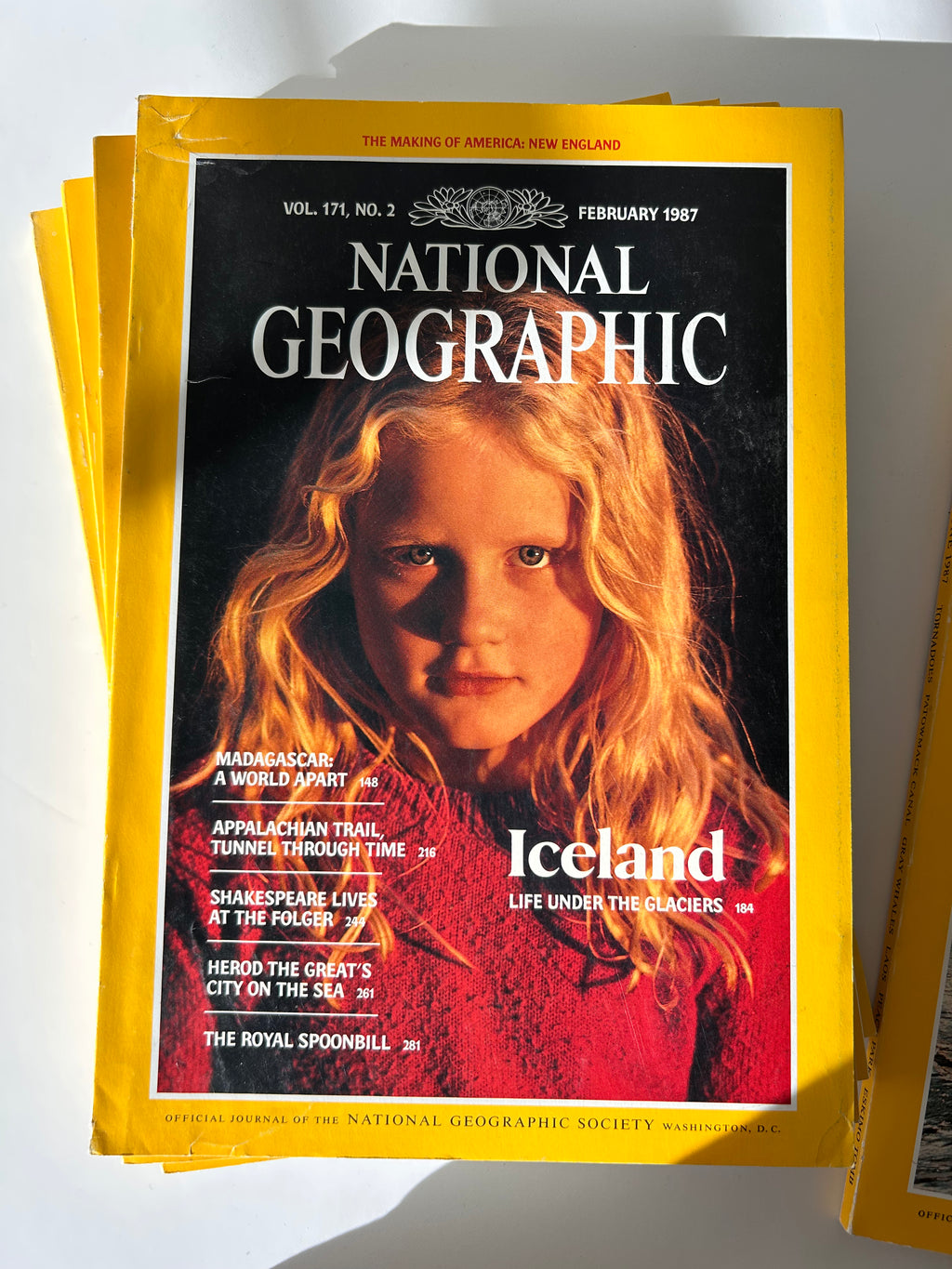 Vintage National Geographic magazine