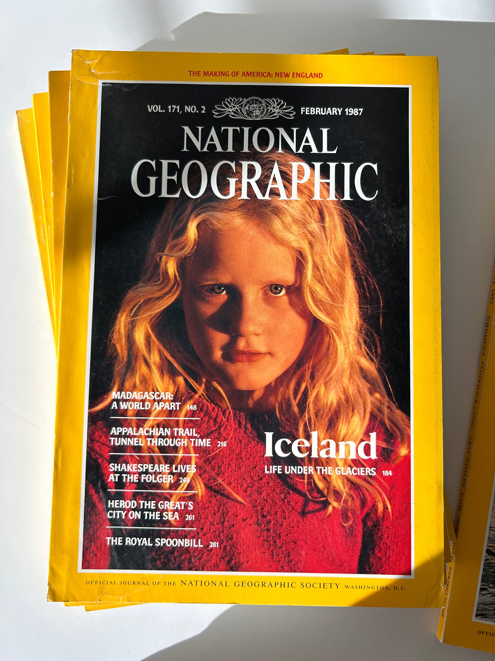 Vintage National Geographic magazine