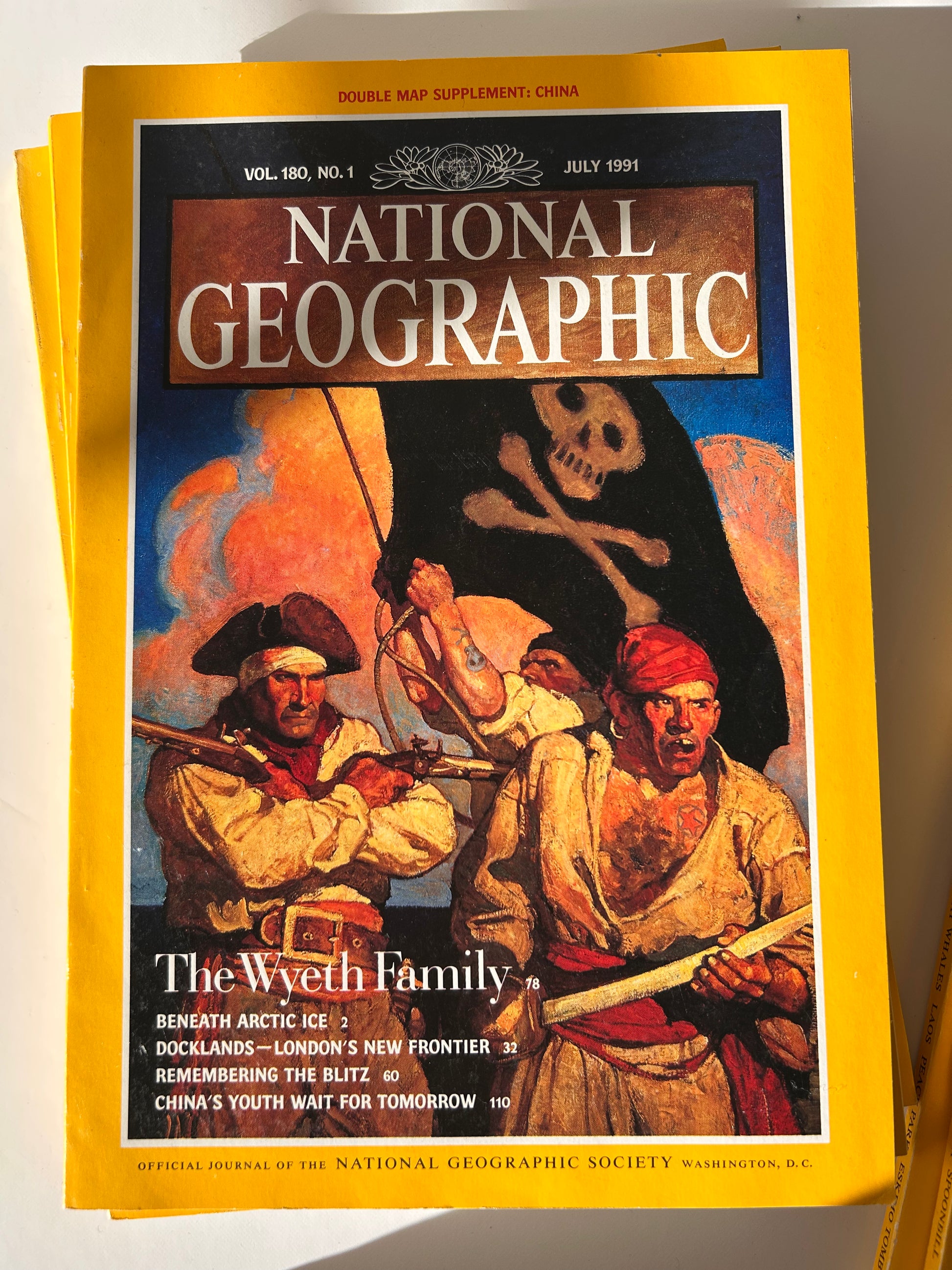 Vintage National Geographic magazine