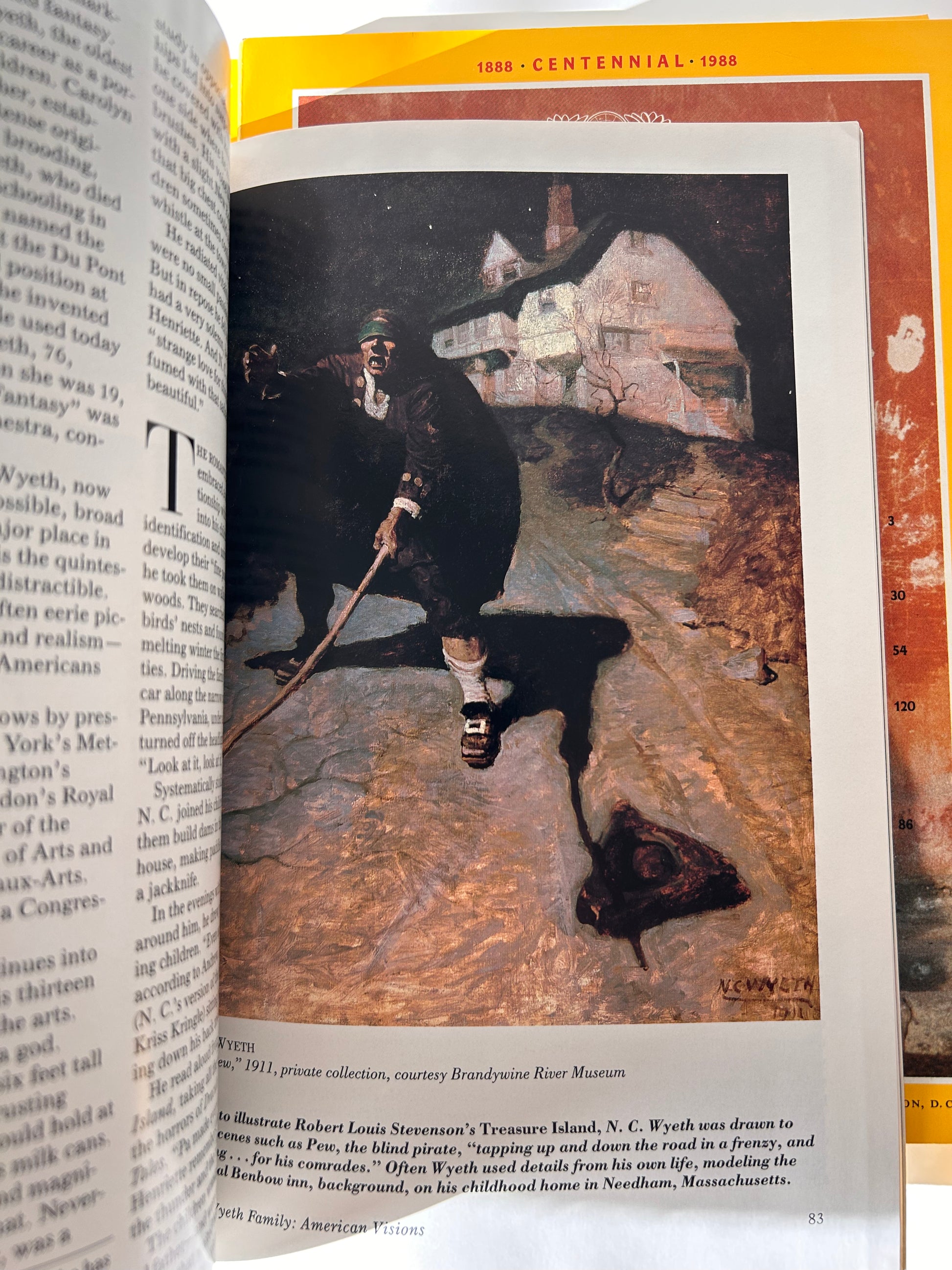 Vintage National Geographic magazine