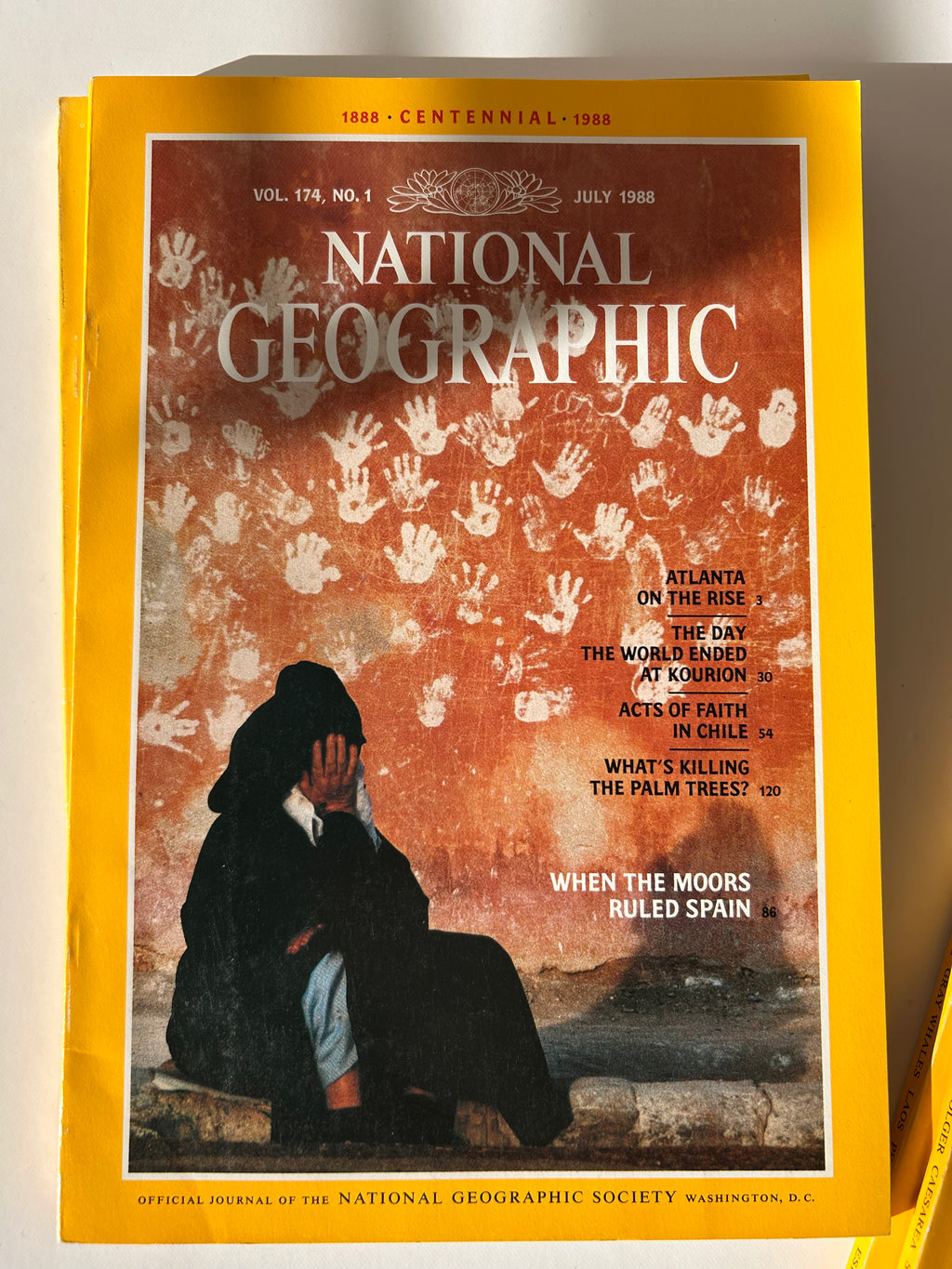 Vintage National Geographic magazine