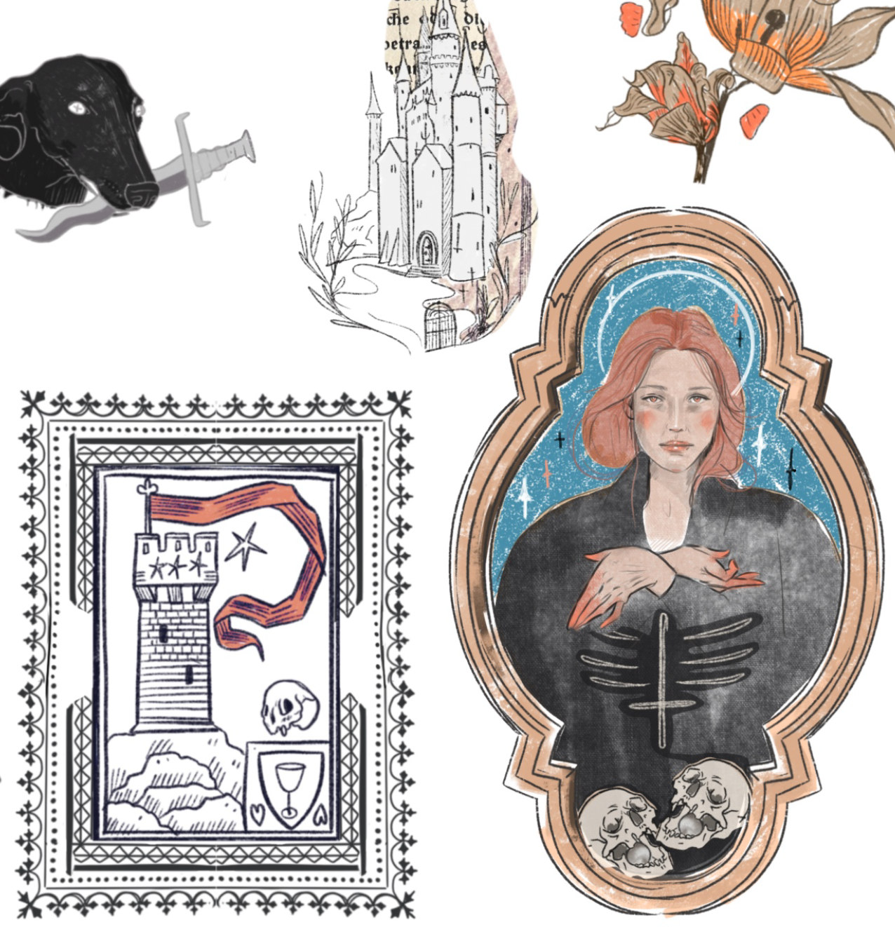 Downloadable Castlecore planner sheet inspired sticker sheet for journal kit and planner- NOT PHYSICAL PRODUCT