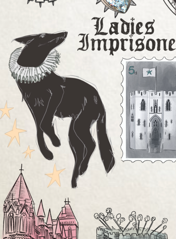 Downloadable Tower of London planner sheet inspired sticker sheet for journal kit and planner- NOT PHYSICAL PRODUCT (Copy)