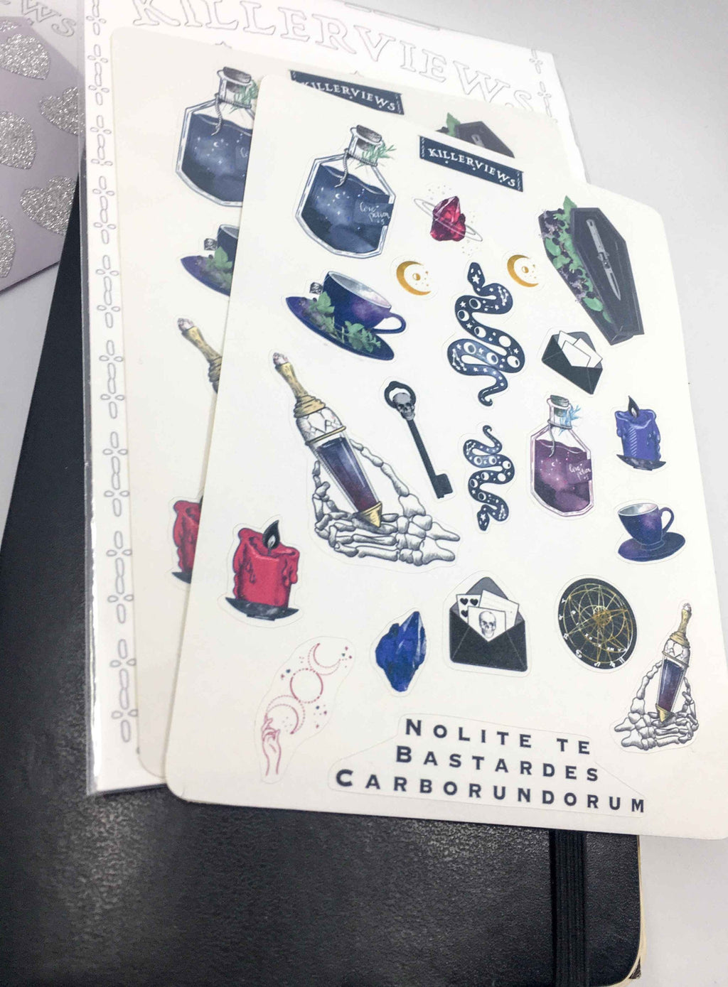 Witch potion Planner sticker sheet for bullet journal kit and planner- witchcraft Wiccan celestial love potion