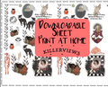 Lady Grey Tudor Witch Downloadable sticker sheet